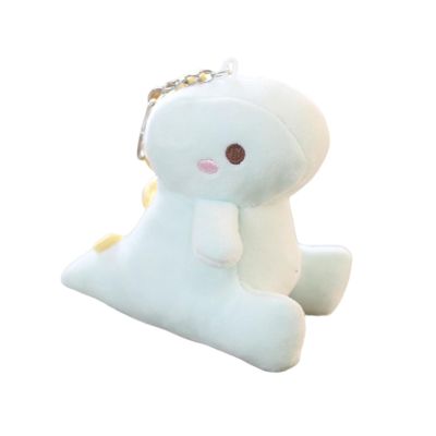 12cm Bag Plush Pendant Soft PP Cotton Cartoon Dinosaur Doll Plush Toy Ornament Lovely Stuffed Animal Plush Doll Toy Keyring Keychain Bag Decor Valentine's Day/Christmas/Birthday Gifts (Light Green)