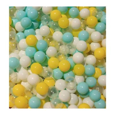 100Pcs Ball Pit Balls Thickened Eco-Friendly Smooth Reusable Bite-Resistant Hand-on Ability PE Material Macaron Color Pit Balls Kindergarten Toy Valentine's Day/Christmas/Birthday Gifts (#1)