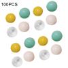 100Pcs Ball Pit Balls Thickened Eco-Friendly Smooth Reusable Bite-Resistant Hand-on Ability PE Material Macaron Color Pit Balls Kindergarten Toy Valentine's Day/Christmas/Birthday Gifts (#2) view 2