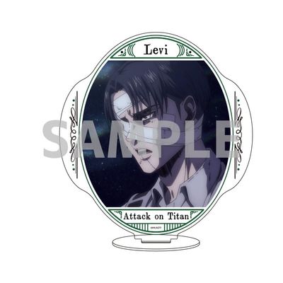 A3 Attack on Titan 34 Levi [Scene Scene Illustration] Character Acrylic Figure