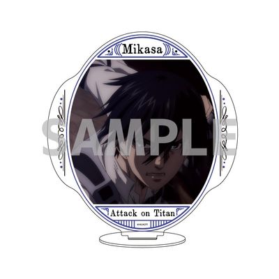 A3 Attack on Titan 32 Mikasa [Scene Scene Illustration] Character Acrylic Figure