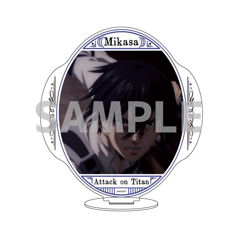 A3 Attack on Titan 32 Mikasa [Scene Scene Illustration] Character Acrylic Figure