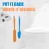 COZYMATE 2Pcs Poop Divider Knife for Toilet Adult Funny Gag Gift Ideas for Christmas White Elephant Gifts Exchange (OrangeBlue, 2P) view 3