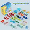 Marble Run Toy, 110pcs Marble Maze Kit STEM Educational Learning Toy for Kids, Mable Race Construction Railway Building Blocks with 60 Marbles Birthday Gift for Boys Girls 3 4 5 6 7 8 + Years Old view 2