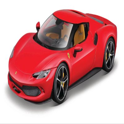 BURAGO 1/18 296 GTB Hybrid 830HP V6 2021 Rosso Corsa - Red BU16018CAR