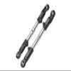 Aluminum 7075-T6 + Stainless Steel Front Camber Links for Traxxas 1/8 4WD Sledge Monster Truck 95076-4 Upgrades - Black view 1