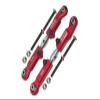 Aluminum 7075-T6 + Stainless Steel Rear Camber Links for Arrma 1:7 Limitless All-Road/Limitless V2 / Infraction 6S / Infraction 6S V2 / Felony 6S / 1:8 Typhon 6S / Typhon 6S V5 Upgrade Parts - Red view 1