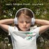 STORYPHONES, Storytelling Foldable Bluetooth Kids Headphones-Intro Bundle with ZenDisk and PlayShield, Perfect for Travel, Learning, Screen-Free Entertainment, Stories and Music by Onanoff (White) view 4