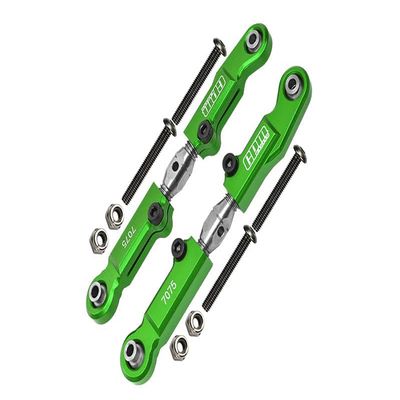 Aluminum 7075-T6 + Stainless Steel Rear Camber Links for Arrma 1:7 Limitless All-Road/Limitless V2 / Infraction 6S / Infraction 6S V2 / Felony 6S / 1:8 Typhon 6S / Typhon 6S V5 Upgrade Parts - Green