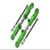 Aluminum 7075-T6 + Stainless Steel Rear Camber Links for Arrma 1:7 Limitless All-Road/Limitless V2 / Infraction 6S / Infraction 6S V2 / Felony 6S / 1:8 Typhon 6S / Typhon 6S V5 Upgrade Parts - Green view 1