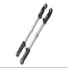 Aluminum 7075-T6 + Stainless Steel Rear Camber Links for Traxxas 1/8 4WD Sledge Monster Truck 95076-4 Upgrades - Black view 1
