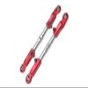 Aluminum 7075-T6 + Stainless Steel Front Camber Links for Traxxas 1/8 4WD Sledge Monster Truck 95076-4 Upgrades - Red view 1