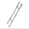 Aluminum 7075-T6 + Stainless Steel Rear Camber Links for Traxxas 1/8 4WD Sledge Monster Truck 95076-4 Upgrades - Silver view 1