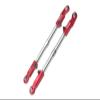 Aluminum 7075-T6 + Stainless Steel Rear Camber Links for Traxxas 1/8 4WD Sledge Monster Truck 95076-4 Upgrades - Red view 1