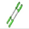 Aluminum 7075-T6 + Stainless Steel Front Camber Links for Traxxas 1/8 4WD Sledge Monster Truck 95076-4 Upgrades - Green view 1