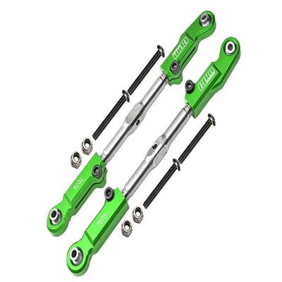 Aluminum 7075-T6 + Stainless Steel Rear Camber Links for Arrma 1/8 4WD Electric Talion 6S BLX ARA106048 Upgrades - Green