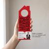 Market Dwellings Roses Are Red Violets Are Blue I Sold Your Neighbor and I Can Sell You Too Door Hangers for Real Estate Agents, 10 Pack, 9.44 x 3.22 Inch, Scarlet view 4
