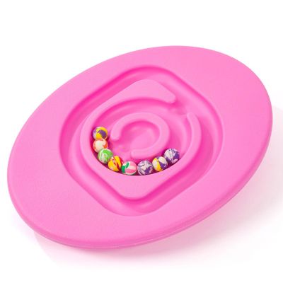 Children Maze Balance Board, Snail Balance Board for Kids Conduct Perception Training for Indoor Play, Plastic Material, Pink