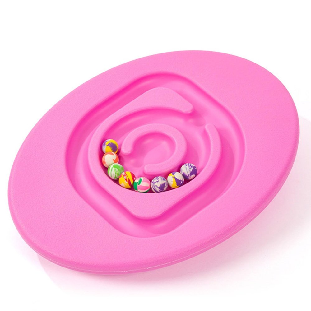 Children Maze Balance Board, Snail Balance Board for Kids Conduct Perception Training for Indoor Play, Plastic Material, Pink