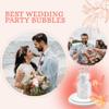 Bulk Wedding Bubbles with Wands - (96 Count) Mini Double Heart Top Bubbles for Wedding Send Off, Bridal Party Favors, Engagement, Anniversary Celebrations, Toy Gifts for Kids, Boys or Girls view 4