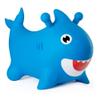 Blue Shark Bounce & Ride-on Inflatable Hopper Toddler Toy with Pump view 1