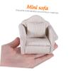 3pcs Dollhouse Sofa Miniature Couch Miniature Furniture Sofa 1 24 Scale Dollhouse Furniture Tiny Mini House Couch Toy Model view 3