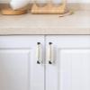 Kids Drawer Pulls 4 Pack Cabinet Door Handle White Ceramic Handle Drawer Knob and Handle Cabinet Handle C128mm view 3