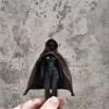 1/18 Scale Male Clothes,Men's Long Leather Coat Overcoat Hat Cape Cloak Costume Outfit Clothing for 3.75inch Soldier Action Figure Body Doll (1pc Cloak) view 1