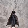 1/18 Scale Male Clothes,Men's Long Leather Coat Overcoat Hat Cape Cloak Costume Outfit Clothing for 3.75inch Soldier Action Figure Body Doll (1pc Cloak) view 3