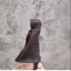 1/18 Scale Male Clothes,Men's Long Leather Coat Overcoat Hat Cape Cloak Costume Outfit Clothing for 3.75inch Soldier Action Figure Body Doll (1pc Cloak) view 4