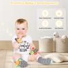 iAOVUEBY Baby Gift Set, Baby Shower Gifts, Black and White High Contrast Baby Toys 0-6 Months for Newborn Essentials Infant Rattle Socks Elephant Toys Blanket Onesies Baby Gift Basket for Girls Boys view 2