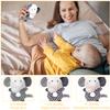 iAOVUEBY Baby Gift Set, Baby Shower Gifts, Black and White High Contrast Baby Toys 0-6 Months for Newborn Essentials Infant Rattle Socks Elephant Toys Blanket Onesies Baby Gift Basket for Girls Boys view 4
