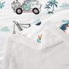 Cartoon Dino Excavator Fleece Throw Blanket Cartoon Car Dinosaur Construction Sherpa Blanket Kids Toddler Construction Vehicles Sherpa Blanket Construction Site Cars Fuzzy Blanket Baby 30"x40" view 3