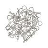 100pcs Universal RC Body Clips Pins for All 1/8 1/10 1/12 Scale Traxxas Redcat HPI Himoto HSP Exceed RC Car Truck Crawler (Silver) view 1