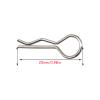 100pcs Universal RC Body Clips Pins for All 1/8 1/10 1/12 Scale Traxxas Redcat HPI Himoto HSP Exceed RC Car Truck Crawler (Silver) view 2