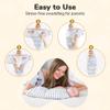 Mama Cheetah Preemie Swaddle Sack, Organic Swaddling Sleep Sacks for Preemies, Preemie Swaddle Blanket Wrap, Easy Swaddles for Premature Baby Boy Girl 4-7 lbs, Newborn Essentials, 4-Pack, Grey view 3