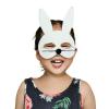 5PCS Halloween Rabbit Mask Half Face Mask Costume for Toddlers Classroom Activities Costume Parties Birthday Party Supplies view 2