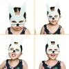 5PCS Halloween Rabbit Mask Half Face Mask Costume for Toddlers Classroom Activities Costume Parties Birthday Party Supplies view 3