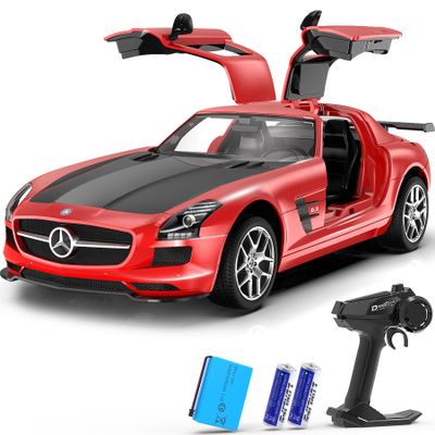 AEROQUEST Remote Control Car Officially Licensed Mercedes-Benz AMG GT 1:14 RC Race Car for Boys Girls Birthday Gift (red)