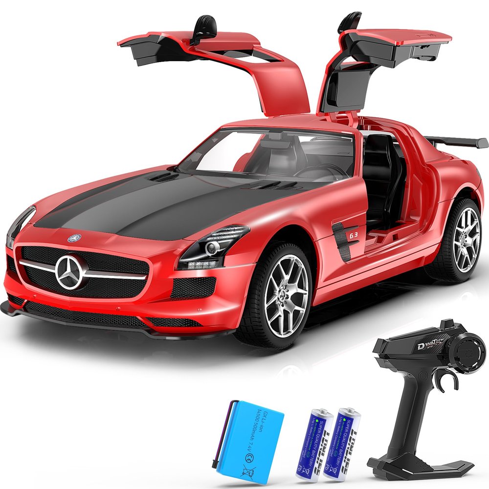 AEROQUEST Remote Control Car Officially Licensed Mercedes-Benz AMG GT 1:14 RC Race Car for Boys Girls Birthday Gift (red)