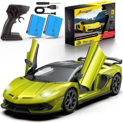 AEROQUEST Lamborghini Remote Control Car,Officially Licensed 1:16 (Lambo Green)
