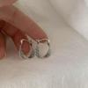 Vintage Stamp Earrings for Women Creative Twist Geometric Handmade Party view 2