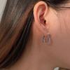 Vintage Stamp Earrings for Women Creative Twist Geometric Handmade Party view 4