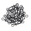100pcs RC Body Clips Bent Springy R Pins Bent for 1/8 1/10 1/12 Car Truck Crawler Buggy Shell Replacement (Black) view 1