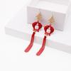 Chinese Style Earrings Christmas New Year Bride Earrings Fashion Net Red Female Earrings view 2