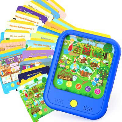Kids Learning Tablet Educational Learning Pad for Toddlers 2-5 to Learn Alphabets, Numbers, Foods, Time, Music, Talking Cards for ToddlersLearning Educational Toy Kids Gifts