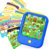 Kids Learning Tablet Educational Learning Pad for Toddlers 2-5 to Learn Alphabets, Numbers, Foods, Time, Music, Talking Cards for ToddlersLearning Educational Toy Kids Gifts view 1