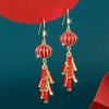 Chinese Style Personality Earrings Female Simple Atmosphere Net Red Earrings view 2