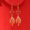 Chinese Style Personality Earrings Female Simple Atmosphere Net Red Earrings view 3