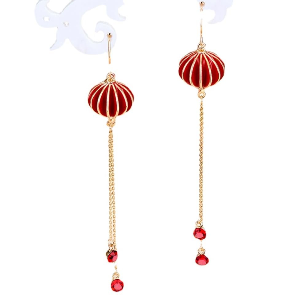 Chinese Style Earrings Christmas New Year Bride Earrings Fashion Net Red Female Earrings